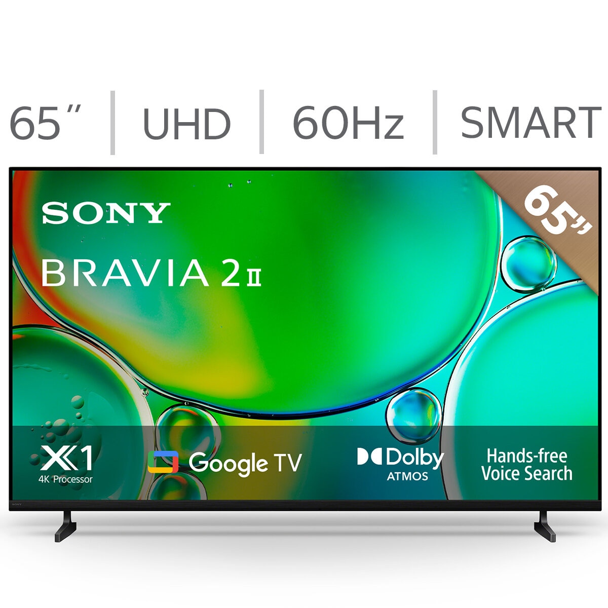Sony Pantalla 65" BRAVIA II UHD 4K Google TV Sony Pantalla 65" BRAVIA II UHD 4K Google TV