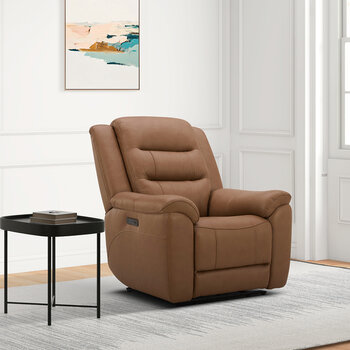 Gilman Creek Furniture, Reclinable Eléctrico de Cuero Gilman Creek Furniture, Reclinable Eléctrico de Cuero