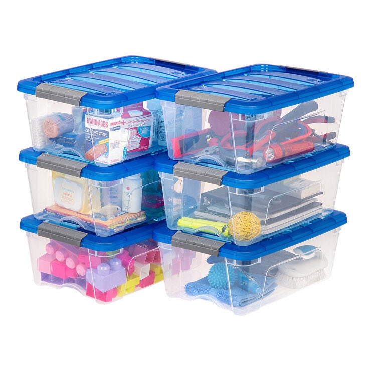 Iris, Set de 6 cajas organizadoras 12.20 L. Iris, Set de 6 cajas organizadoras 12.20 L.