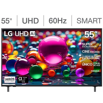 lg pantalla 55" uhd 4k ai smart tv