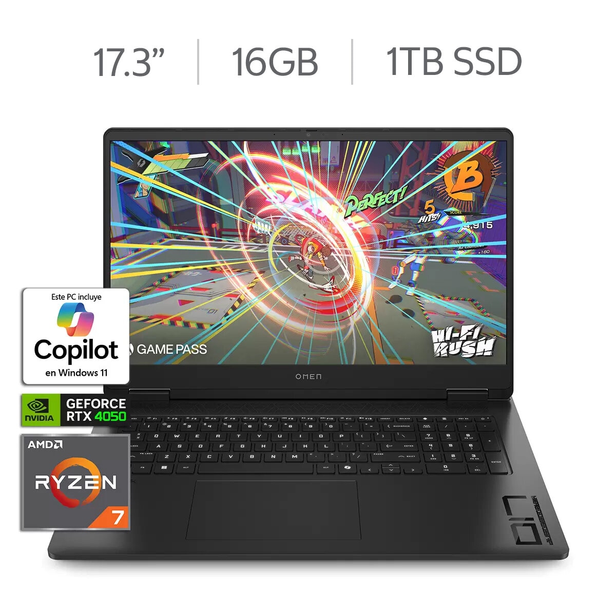 HP OMEN Gaming 17-db0006la Laptop 17.3" Full HD AMD Ryzen 7 16GB 1TB SSD HP OMEN Gaming 17-db0006la Laptop 17.3" Full HD AMD Ryzen 7 16GB 1TB SSD