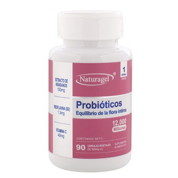 Naturagel Probióticos Equilibrio de la Flora Íntima 90 Cápsulas Naturagel Probióticos Equilibrio de la Flora Íntima 90 Cápsulas