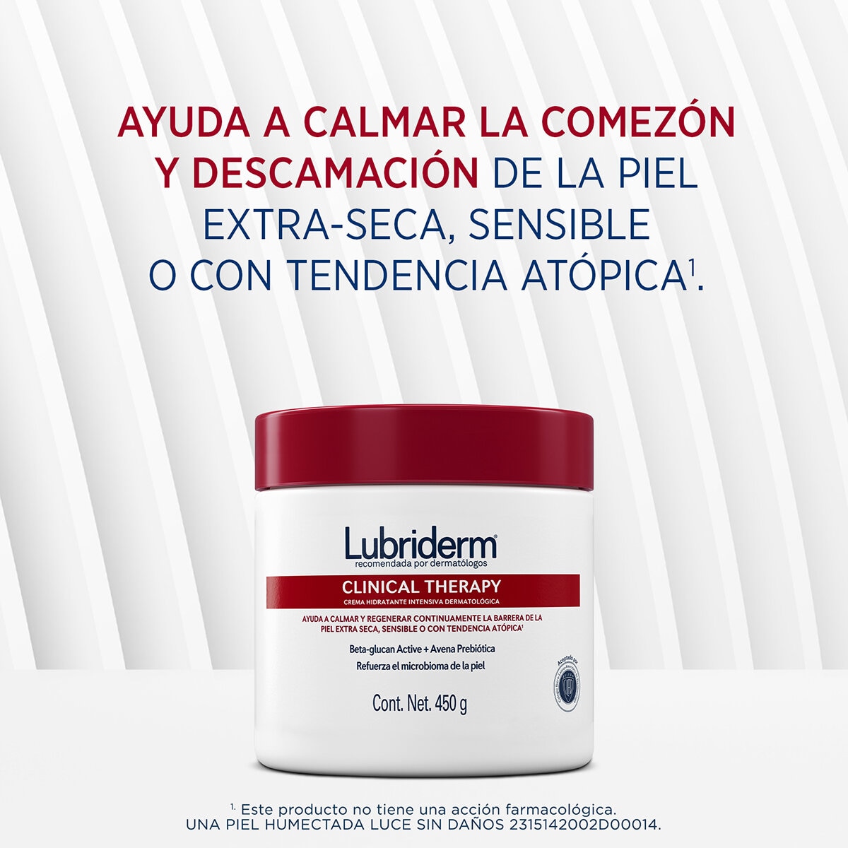 Lubriderm Clinical Therapy 2 Tarros de 450 g