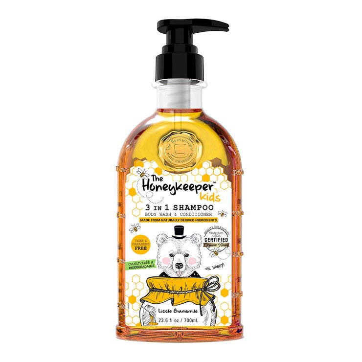 The Honeykeeper Shampoo 3 en 1 con miel 3 pzas de 700 ml The Honeykeeper Shampoo 3 en 1 con miel 3 pzas de 700 ml