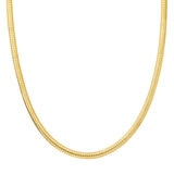 Cadena Tubogas, 45.72cm, Oro Amarillo 14K Cadena Tubogas, 45.72cm, Oro Amarillo 14K