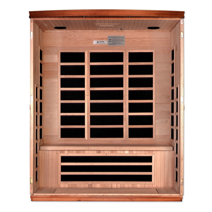 Sauna Infrarrojo Ultra Low EMF Dynamic Lugano, 3 Personas Sauna Infrarrojo Ultra Low EMF Dynamic Lugano, 3 Personas