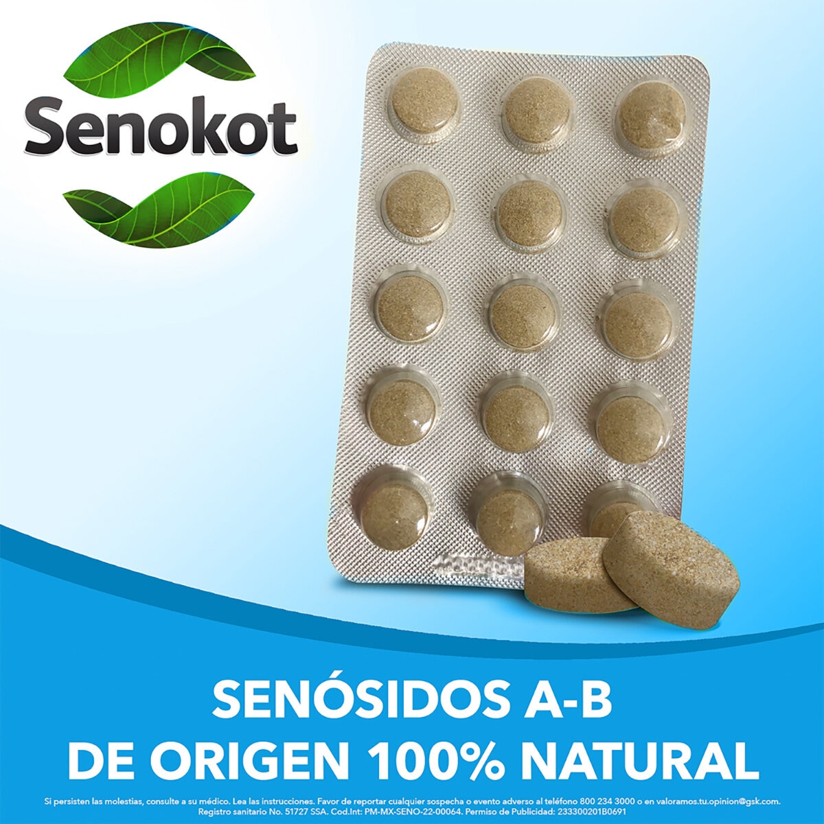 Senokot F Senósidos A-B 17.2mg Laxante Natural 30 Tabletas Senokot F Senósidos A-B 17.2mg Laxante Natural 30 Tabletas