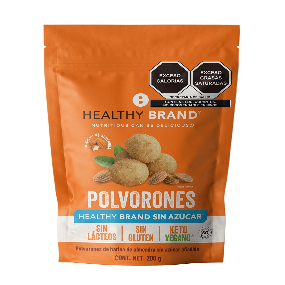 Healthy Brand Polvorones Keto 200 g Healthy Brand Polvorones Keto 200 g