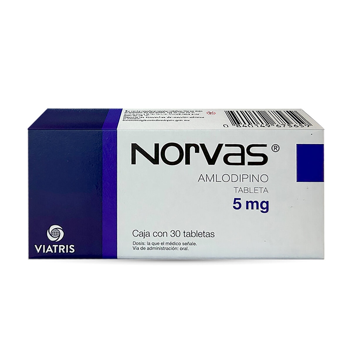 Norvas 5mg 30 Tabletas Norvas 5mg 30 Tabletas