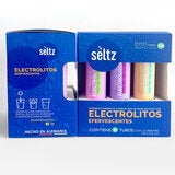 Seltz Electrolitos 6 Tubos de 13 Tabletas Efervescentes c/u Sabor Uva, Naranja y Fresa Seltz Electrolitos 6 Tubos de 13 Tabletas Efervescentes c/u Sabor Uva, Naranja y Fresa