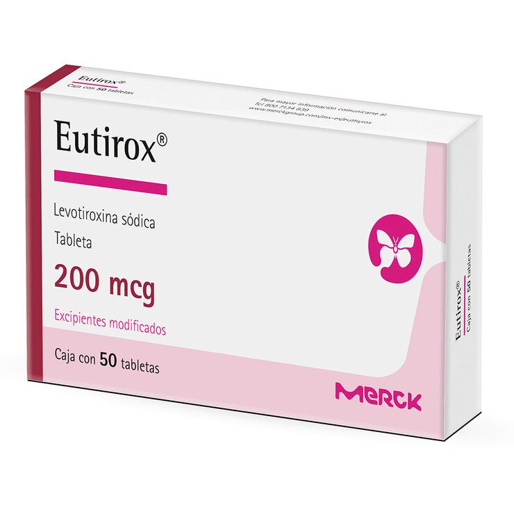 Eutirox 200 mg 50 Tabletas Eutirox 200 mg 50 Tabletas