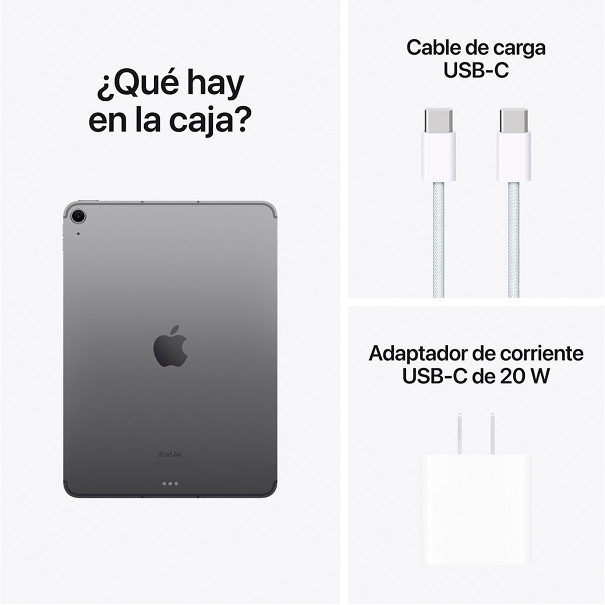 Apple iPad Air 11" Wi-Fi + Cellular 128GB Gris Espacial