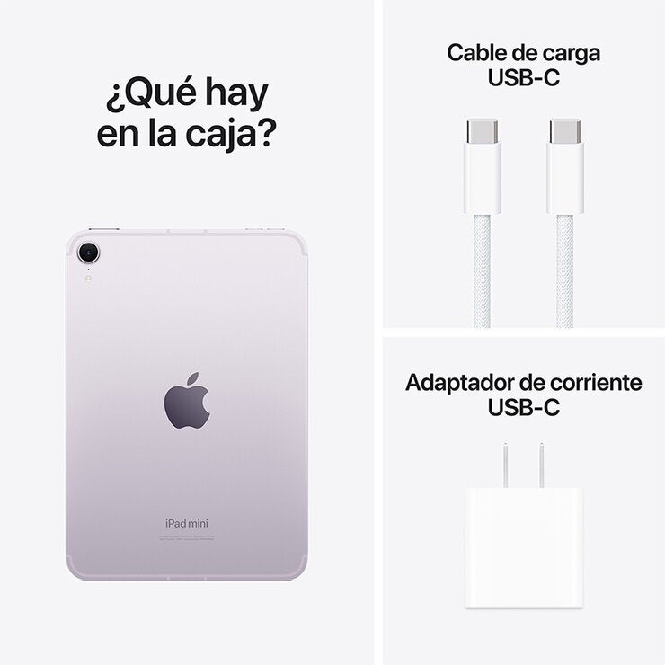 Apple iPad Mini (Wi-Fi + Cellular) 128GB Morado Apple iPad Mini (Wi-Fi + Cellular) 128GB Morado