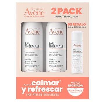Avène Kit de Agua Termal 2 de 300 ml + 50 ml Avène Kit de Agua Termal 2 de 300 ml + 50 ml