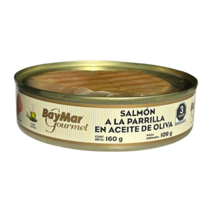 Baymar Salmón a la Parrilla en Aceite de Oliva 3/160 g Baymar Salmón a la Parrilla en Aceite de Oliva 3/160 g