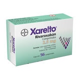 Xarelto 2.5mg. 56 comprimidos.