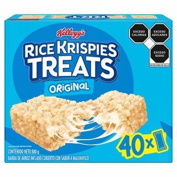 Kellogg's Barras de Arroz Inflado Rice Krispies 40 pzas de 22 g Kellogg's Barras de Arroz Inflado Rice Krispies 40 pzas de 22 g