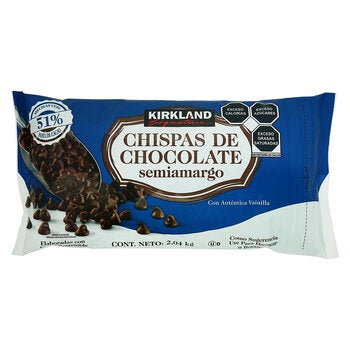 Kirkland Signature Chispas de Chocolate 2.04 kg Kirkland Signature Chispas de Chocolate 2.04 kg