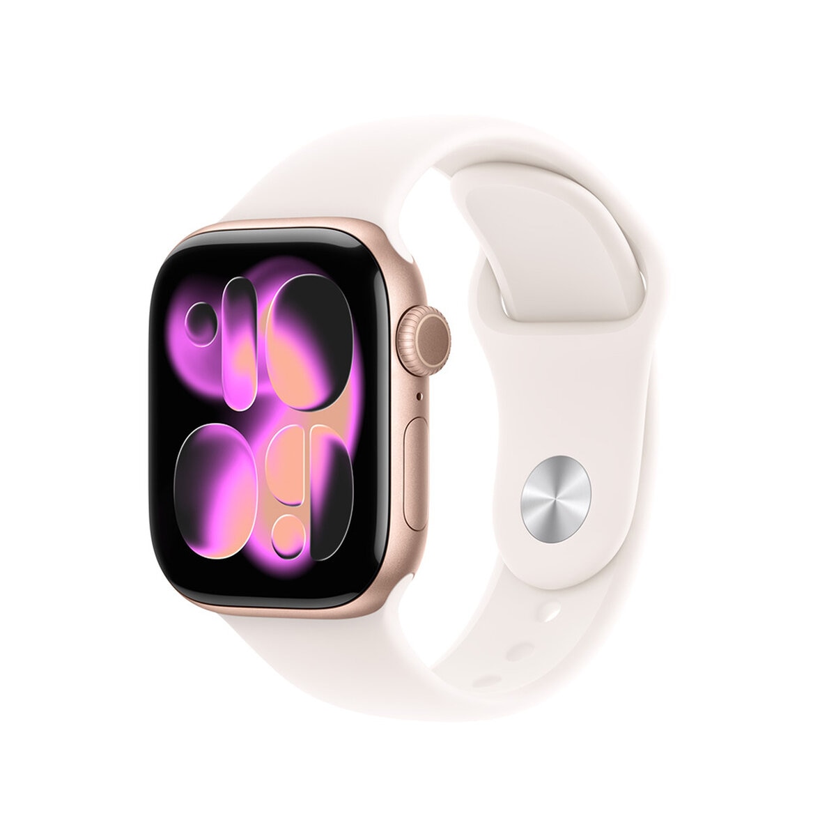 Apple Watch Series 11 (GPS + Celular) 42mm Aluminio Oro Rosa + Correa Deportiva Rubor Claro - Talla S/M Apple Watch Series 11 (GPS + Celular) 42mm Aluminio Oro Rosa + Correa Deportiva Rubor Claro - Talla S/M