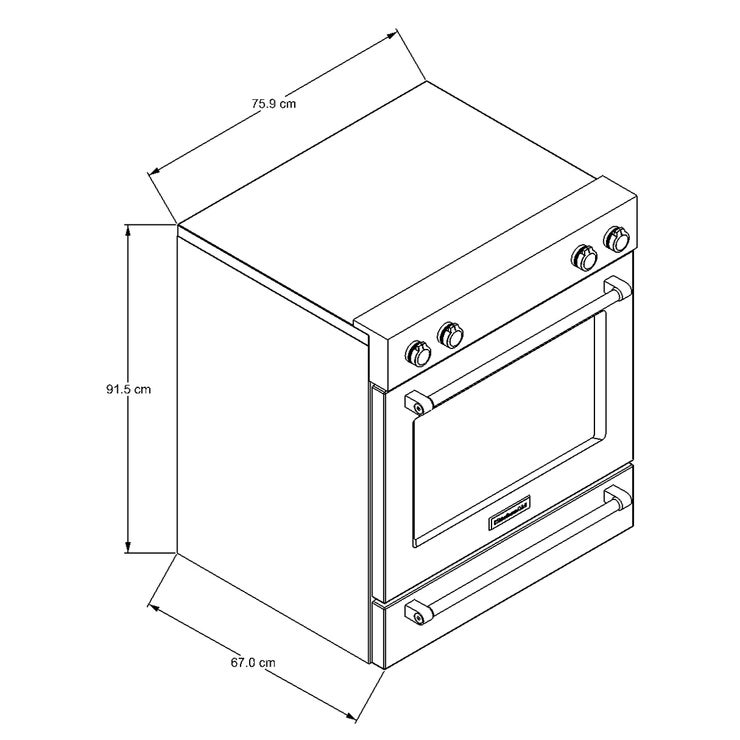 KitchenAid Estufa eléctrica con 5 quemadores 30" KitchenAid Estufa eléctrica con 5 quemadores 30"