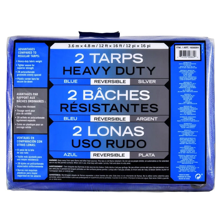 Gyoya, Paquete de 2 Lonas Reversibles para Uso Rudo Gyoya, Paquete de 2 Lonas Reversibles para Uso Rudo