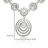 Mayfer, Juego de Collar y Aretes, Diseño Elegante, con Cristal Austríaco Mayfer, Juego de Collar y Aretes, Diseño Elegante, con Cristal Austríaco