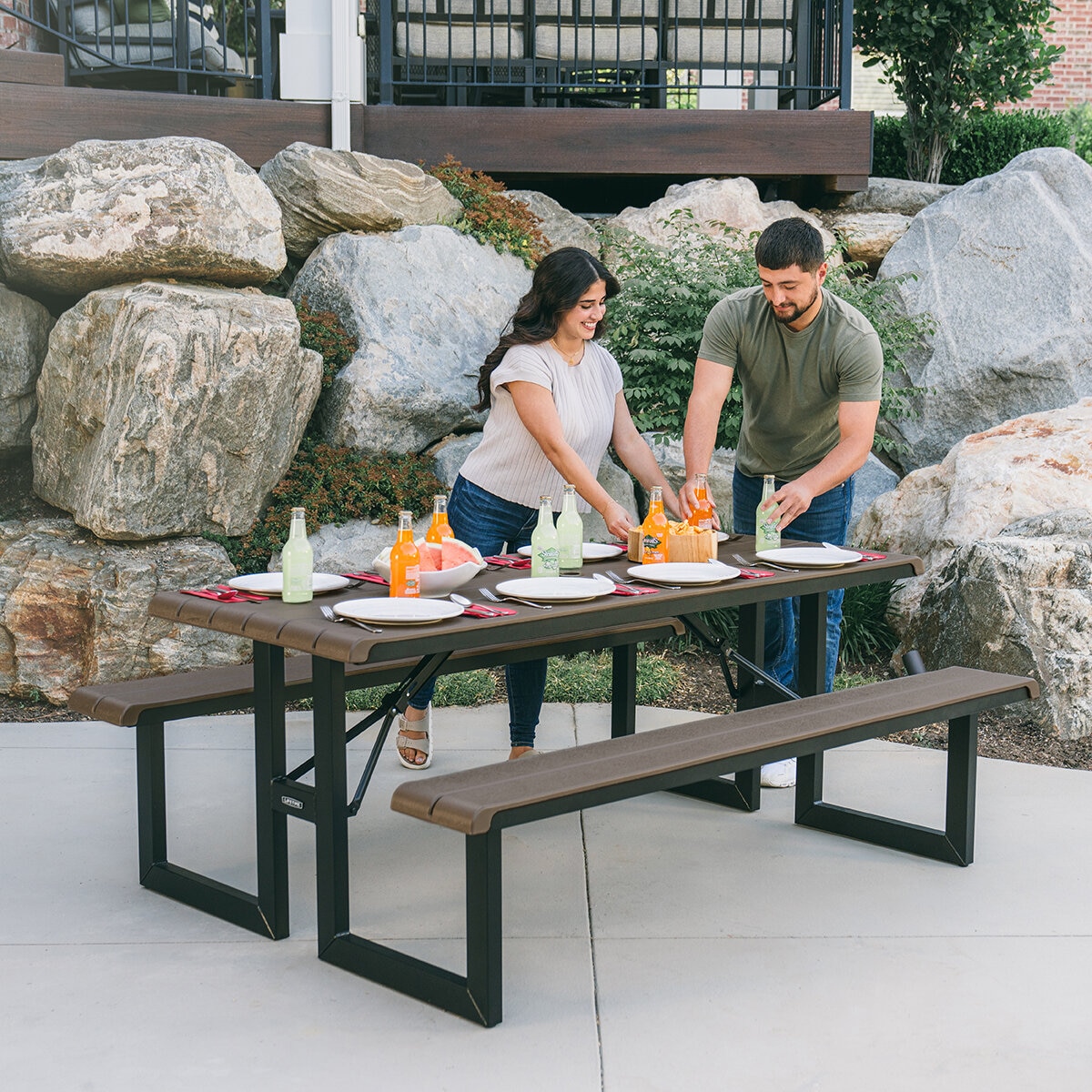 Lifetime, Mesa para Picnic Plegable de 6' Lifetime, Mesa para Picnic Plegable de 6'