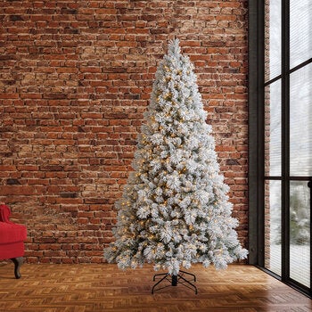 Árbol de Navidad Nevado Pre-Iluminado 2.2m con 1,150 Luces Radiant Micro LED Árbol de Navidad Nevado Pre-Iluminado 2.2m con 1,150 Luces Radiant Micro LED