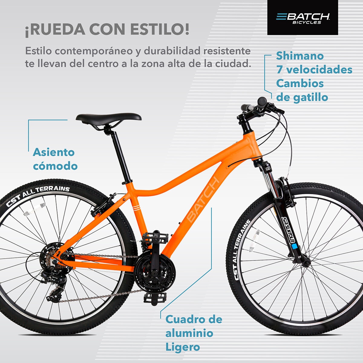 Bicicleta de Montaña R29 Batch Naranja