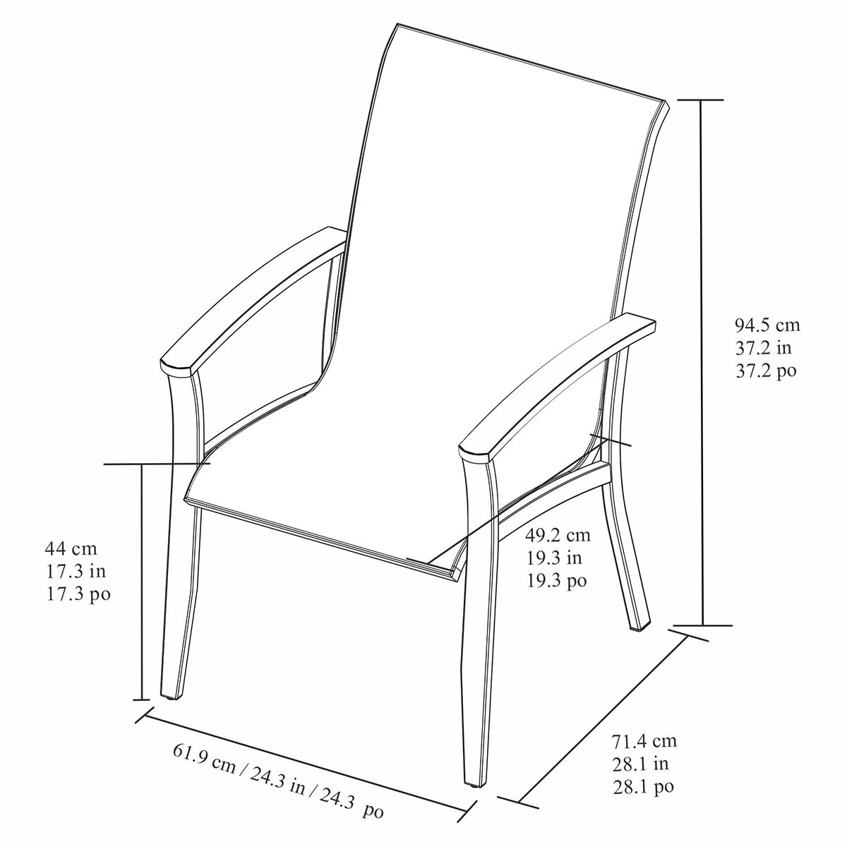 Agio, Clearfield Comedor para Jardín de 5 Piezas Agio, Clearfield Comedor para Jardín de 5 Piezas