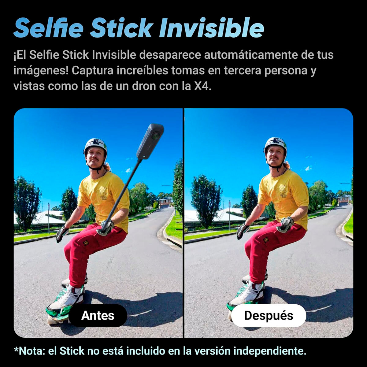 Insta360 X4 Explorer Combo Cámara 360° + Accesorios