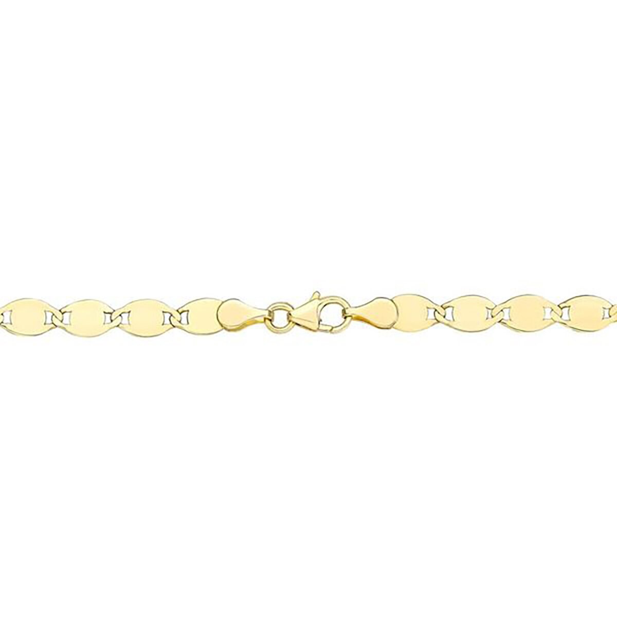 Collar de Eslabones Pulidos, de 14K Oro Amarillo Collar de Eslabones Pulidos, de 14K Oro Amarillo