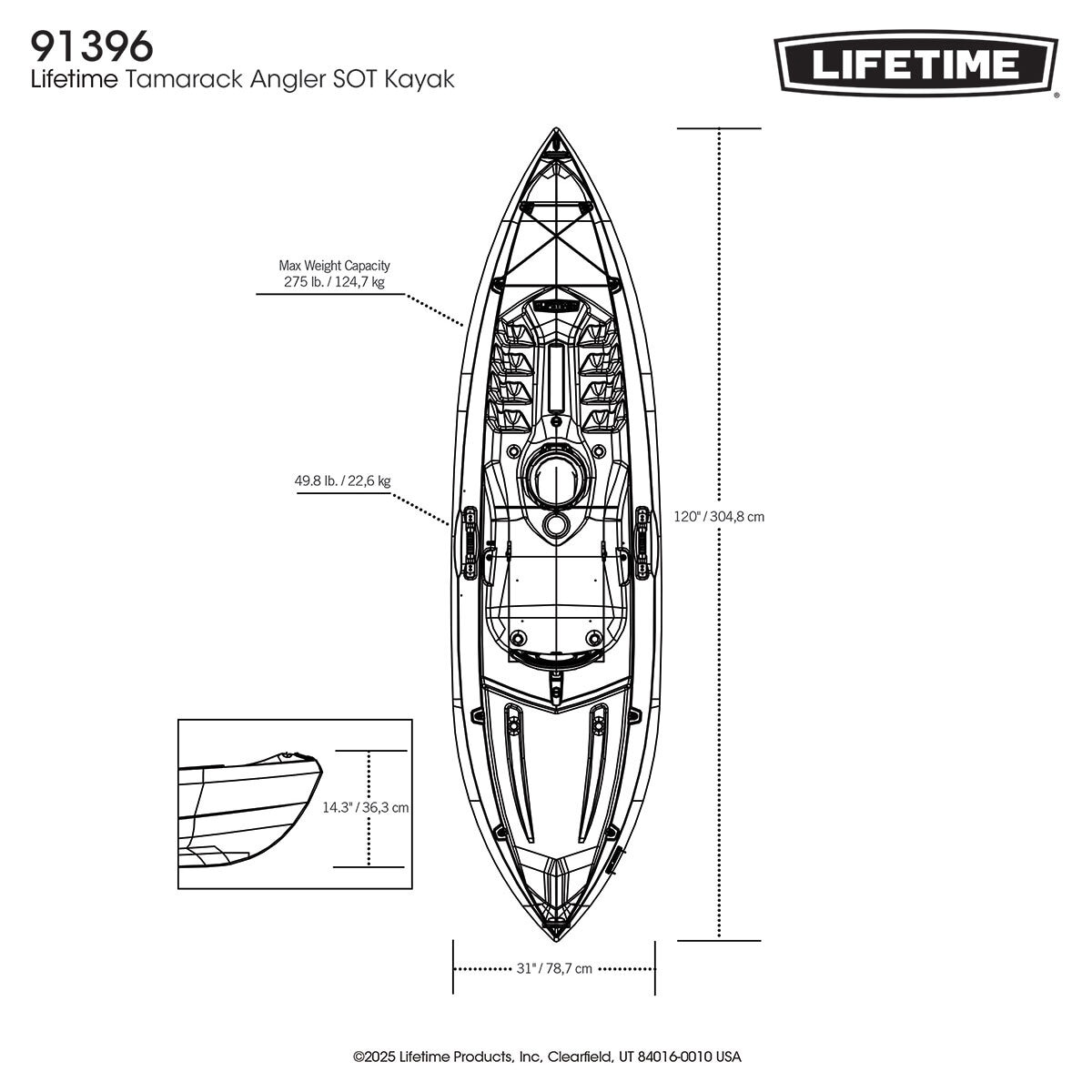 Lifetime Kayak Tamarack Angler