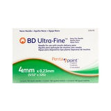 BD Jeringa Aguja Ulta Fine 4mm Caja de 100 Pzs BD Jeringa Aguja Ulta Fine 4mm Caja de 100 Pzs