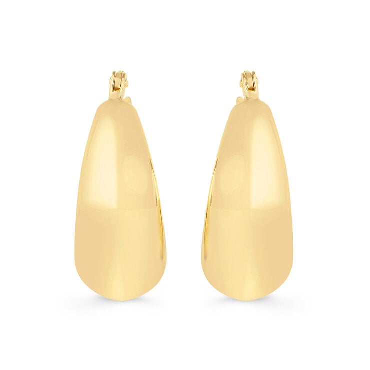 Arracadas 'V', Oro Amarillo 14K Arracadas 'V', Oro Amarillo 14K