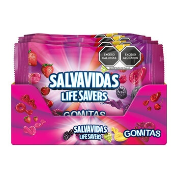 Lifesavers Gomitas de Dulce Sabor Moras Salvajes 9 pzas de 56g