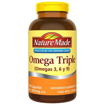 Nature Made Omega Triple (Omegas 3, 6 y 9) 150 cápsulas Nature Made Omega Triple (Omegas 3, 6 y 9) 150 cápsulas