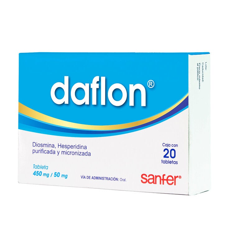 Daflon 500mg con 20 Tabletas Daflon 500mg con 20 Tabletas