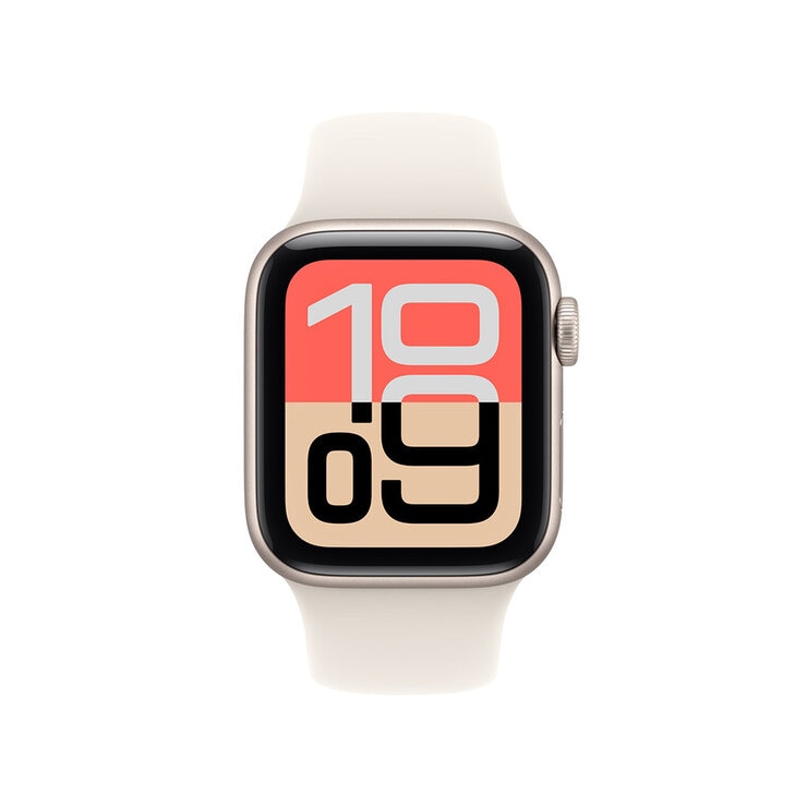 Apple Watch SE 3 (GPS + Celular) 40mm Aluminio Blanco Estelar + Correa Deportiva Blanco Estelar - Talla M/L Apple Watch SE 3 (GPS + Celular) 40mm Aluminio Blanco Estelar + Correa Deportiva Blanco Estelar - Talla M/L