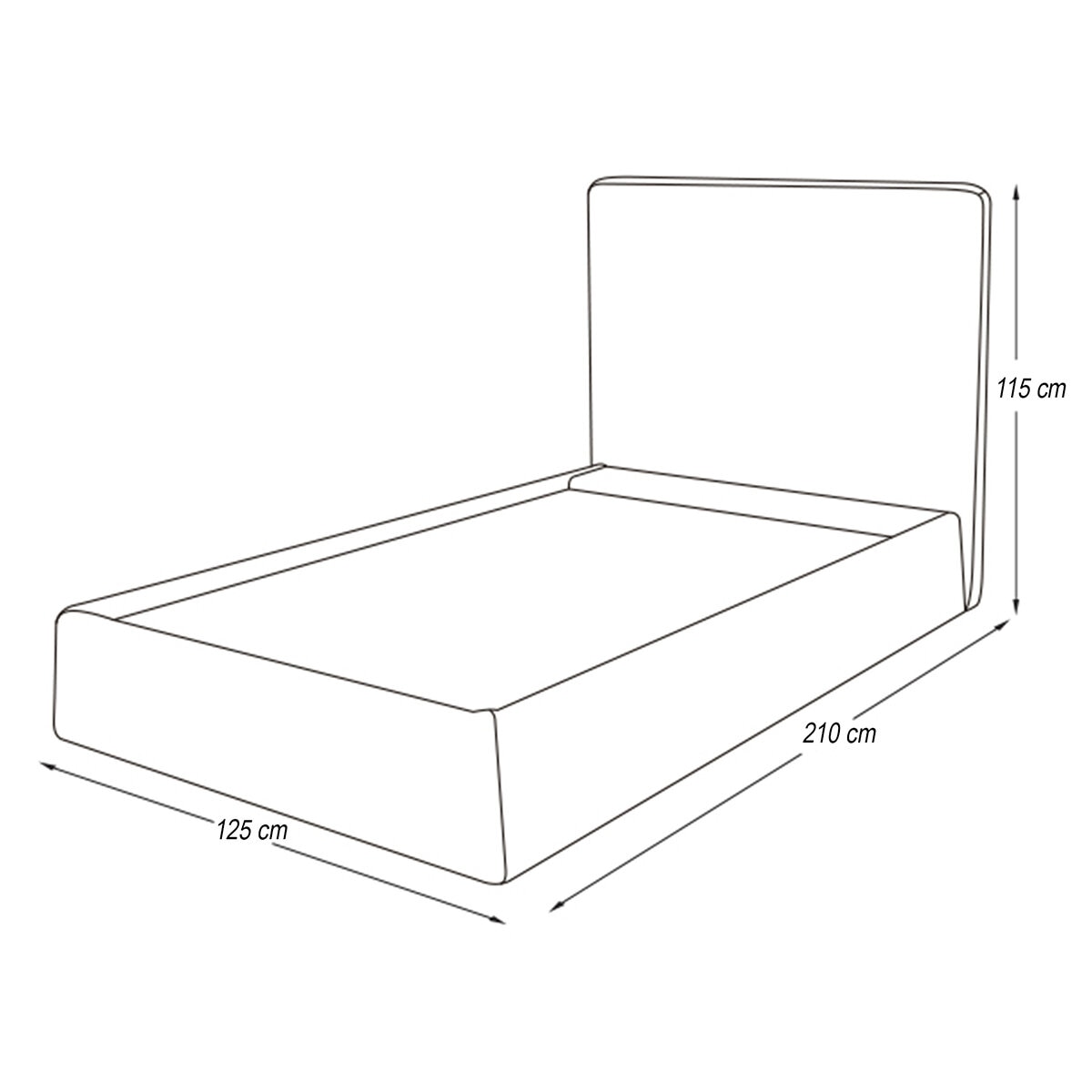 Ikasa, Mirko, Cama Individual Ikasa, Mirko, Cama Individual