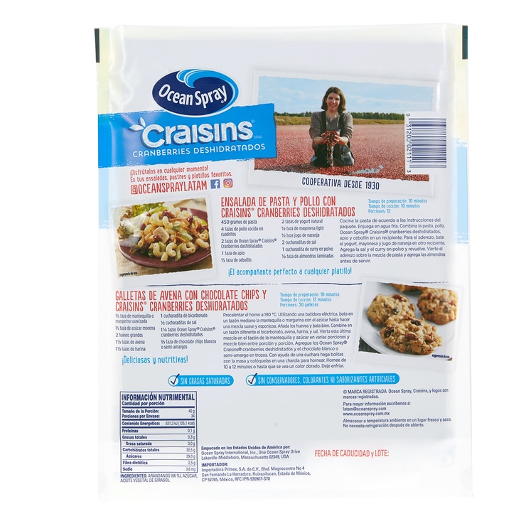 Ocean Spray Arándanos Deshidratados 1.36 kg Ocean Spray Arándanos Deshidratados 1.36 kg