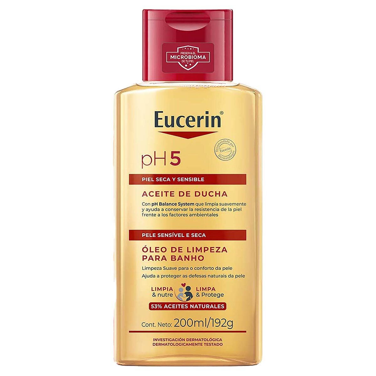 Eucerin Aceite de Ducha pH5 2 pzas de 200 ml