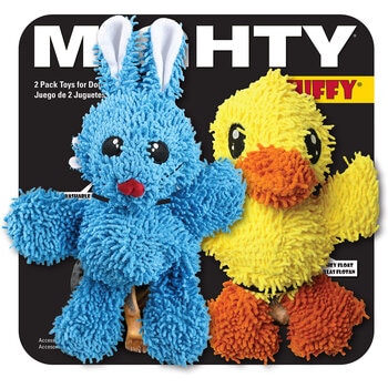 Mighty Tuffy Juguetes de Microfibra para Perro 2 pzs.