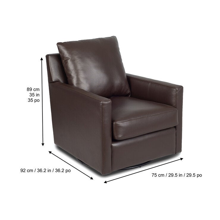 Synergy Home Furnishings, Sillón Giratorio de Piel Synergy Home Furnishings, Sillón Giratorio de Piel