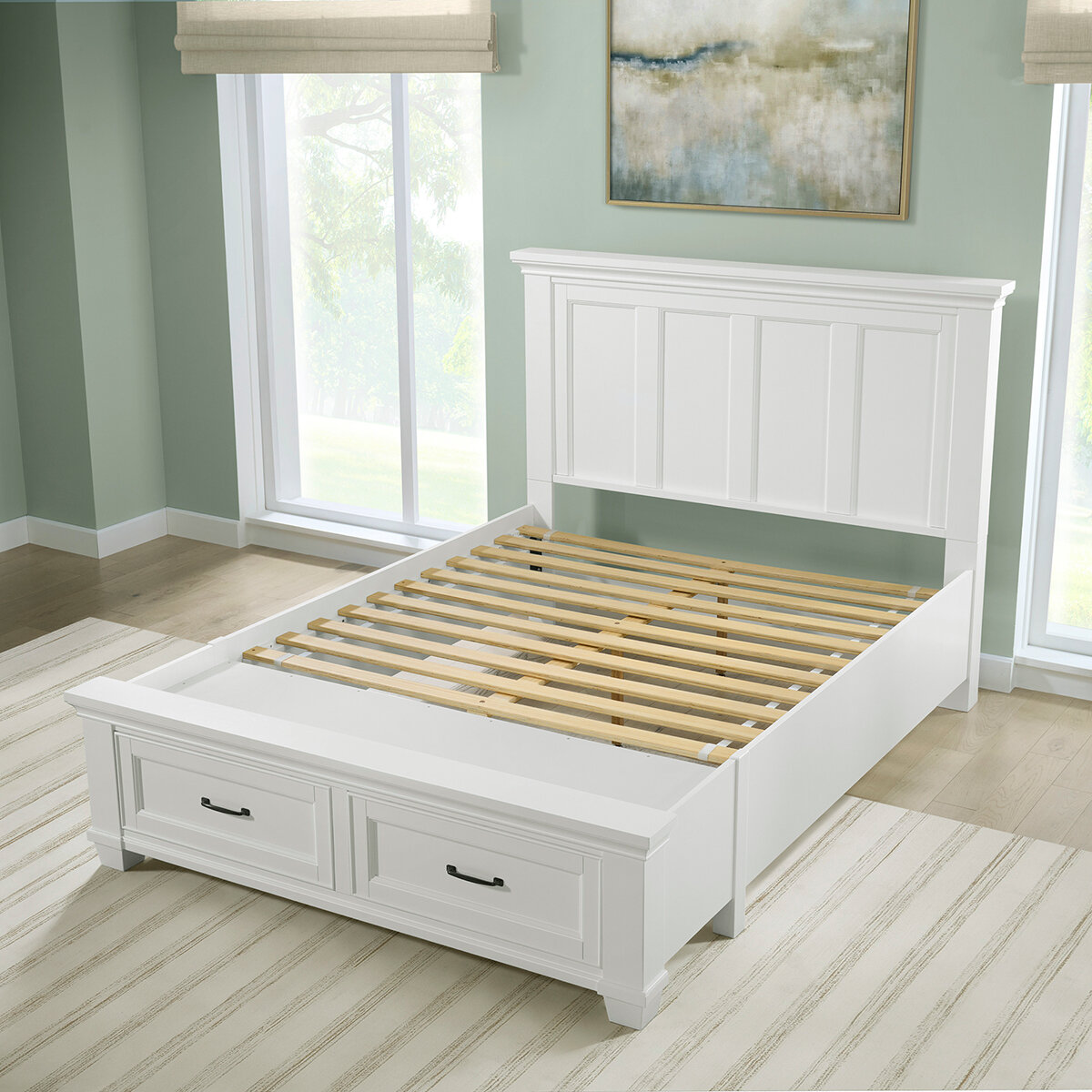 Universal Broadmoore, Rose, Cama Queen Size con Almacenamiento Universal Broadmoore, Rose, Cama Queen Size con Almacenamiento