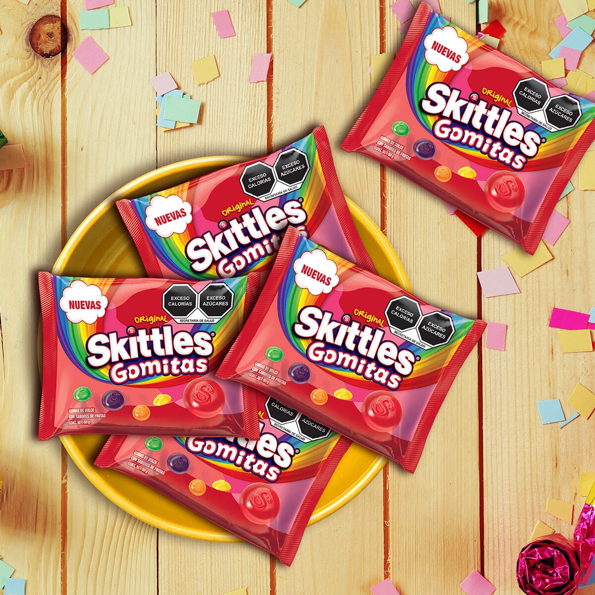 Skittles Gomitas de Dulce Sabores Frutales 10 pzas de 50g Skittles Gomitas de Dulce Sabores Frutales 10 pzas de 50g