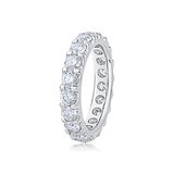 Anillo de Eternidad, 3.00ctw Diamantes, Oro Blanco de 14K