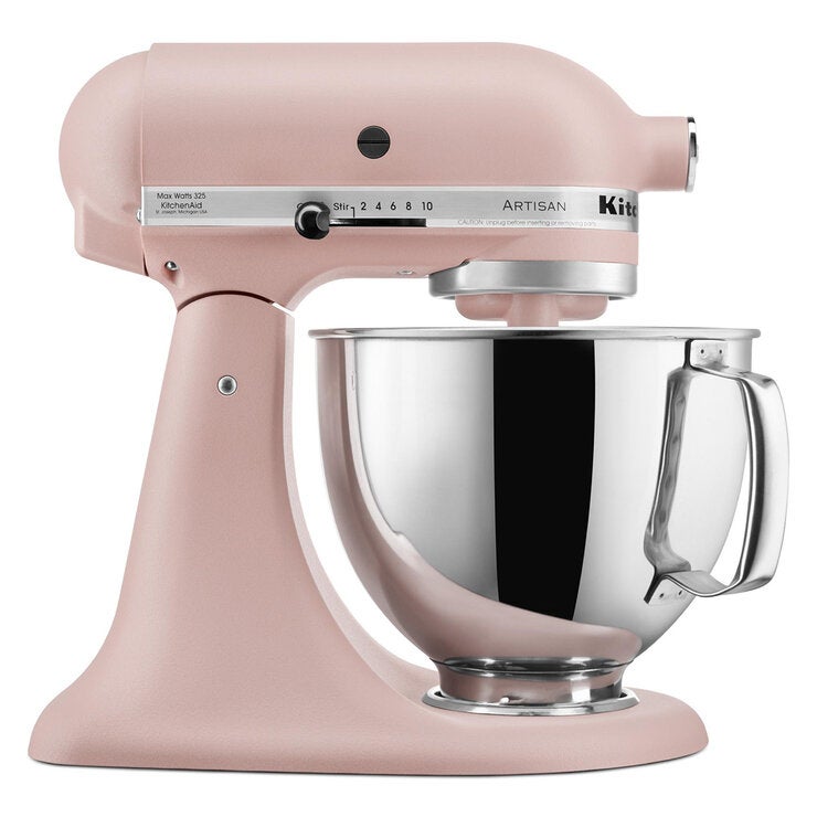 KitchenAid, Batidora Artisan, Tazón de acero inoxidable pulido con asa, 4.7 L, Varios colores KitchenAid, Batidora Artisan, Tazón de acero inoxidable pulido con asa, 4.7 L, Varios colores