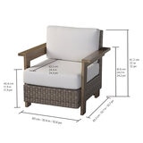 Agio, Juniper Sala con Fogatero para Patio de 5 Piezas Agio, Juniper Sala con Fogatero para Patio de 5 Piezas