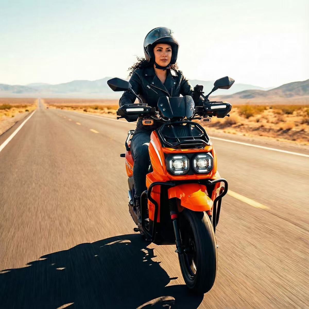 OMO Motocicleta Eléctrica Athena X1 Naranja OMO Motocicleta Eléctrica Athena X1 Naranja